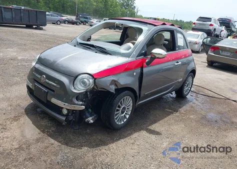 2012 Fiat 500C Lounge z USA, uszkodzony, nr VIN 3C3CFFER6CT142001